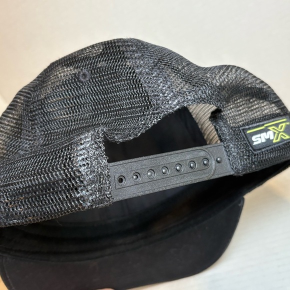 Monster Energy AMA Supercross Championship Hat Cap Snap Back Black Adult OSFA - Picture 5 of 6